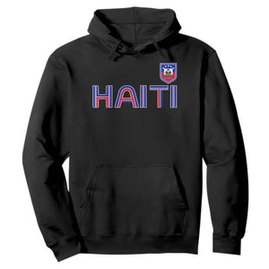Haiti Flag Crest Hoodie Haitian Pride National Heritage Patriotic Graphic