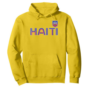 Haiti Flag Crest Hoodie Haitian Pride National Heritage Patriotic Graphic