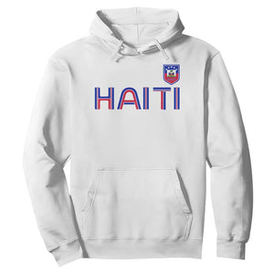 Haiti Flag Crest Hoodie Haitian Pride National Heritage Patriotic Graphic
