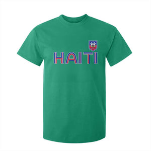 Haiti Flag Crest T Shirt For Kid Haitian Pride National Heritage Patriotic Graphic