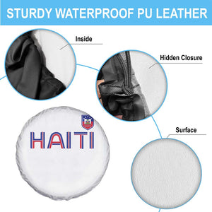 Haiti Flag Crest Spare Tire Cover Haitian Pride National Heritage Patriotic Graphic