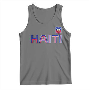 Haiti Flag Crest Tank Top Haitian Pride National Heritage Patriotic Graphic