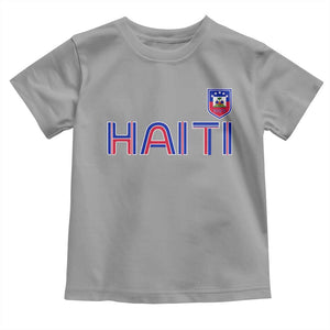 Haiti Flag Crest Toddler T Shirt Haitian Pride National Heritage Patriotic Graphic