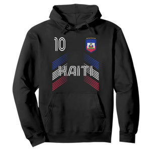 Haiti Soccer Hoodie Haitian Football Fan Pride National Team Support Graphic