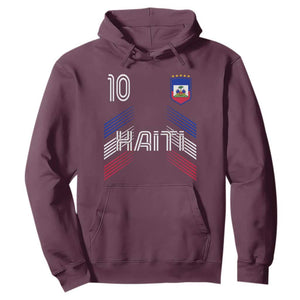 Haiti Soccer Hoodie Haitian Football Fan Pride National Team Support Graphic