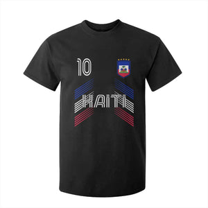 Haiti Soccer T Shirt For Kid Haitian Football Fan Pride National Team Support Graphic