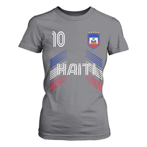 Haiti Soccer T Shirt For Women Haitian Football Fan Pride National Team Support Graphic