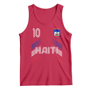 Haiti Soccer Tank Top Haitian Football Fan Pride National Team Support Graphic