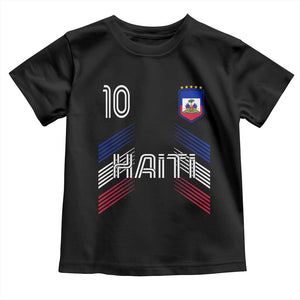 Haiti Soccer Toddler T Shirt Haitian Football Fan Pride National Team Support Graphic