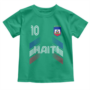 Haiti Soccer Toddler T Shirt Haitian Football Fan Pride National Team Support Graphic