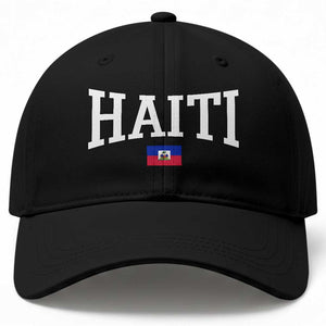 Haiti Haitian Flag Caribbean Souvenir Baseball Cap Vintage Varsity Sports
