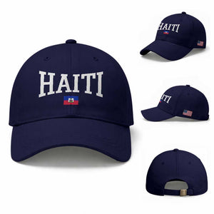 Haiti Haitian Flag Caribbean Souvenir Baseball Cap Vintage Varsity Sports