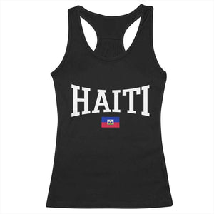 Haiti Haitian Flag Caribbean Souvenir Racerback Tank Top Vintage Varsity Sports