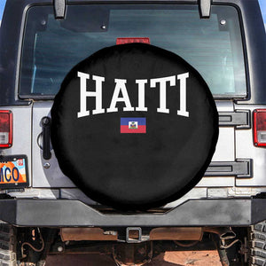 Haiti Haitian Flag Caribbean Souvenir Spare Tire Cover Vintage Varsity Sports