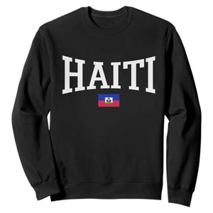 Haiti Haitian Flag Caribbean Souvenir Sweatshirt Vintage Varsity Sports