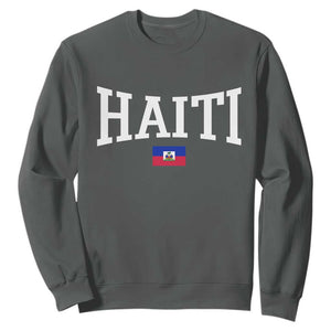 Haiti Haitian Flag Caribbean Souvenir Sweatshirt Vintage Varsity Sports