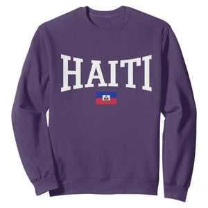 Haiti Haitian Flag Caribbean Souvenir Sweatshirt Vintage Varsity Sports