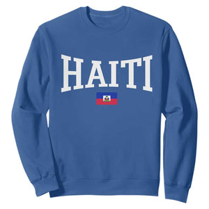 Haiti Haitian Flag Caribbean Souvenir Sweatshirt Vintage Varsity Sports