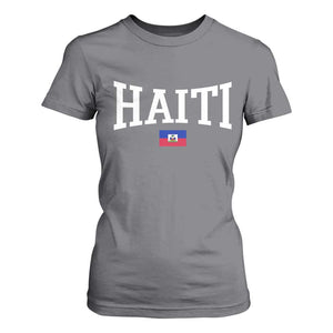 Haiti Haitian Flag Caribbean Souvenir T Shirt For Women Vintage Varsity Sports