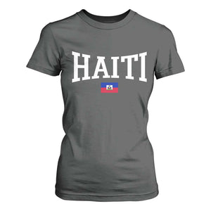 Haiti Haitian Flag Caribbean Souvenir T Shirt For Women Vintage Varsity Sports