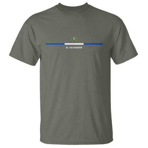 El Salvador T Shirt Vintage Salvadoran Flag Independence Day TS10 Military Green Print Your Wear