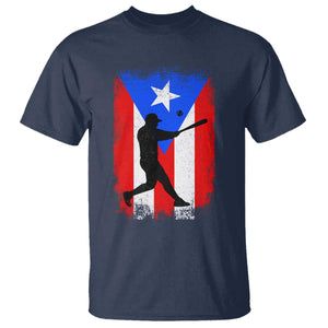 Puerto Rico Flag Baseball T Shirt Cool Distressed Jersey Gift Boricua Boys TS10 Navy Print Your Wear