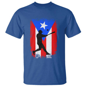 Puerto Rico Flag Baseball T Shirt Cool Distressed Jersey Gift Boricua Boys TS10 Royal Blue Print Your Wear