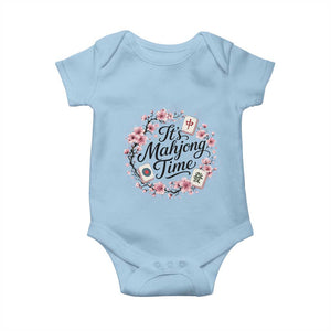 Mahjong Baby Onesie Floral Mah Jongg