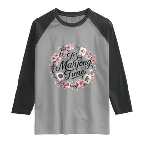 Mahjong Raglan Shirt Floral Mah Jongg