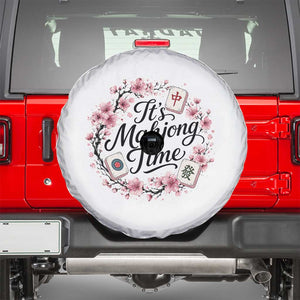 Mahjong Spare Tire Cover Floral Mah Jongg