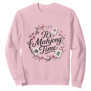 Mahjong Sweatshirt Floral Mah Jongg