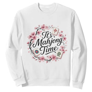Mahjong Sweatshirt Floral Mah Jongg