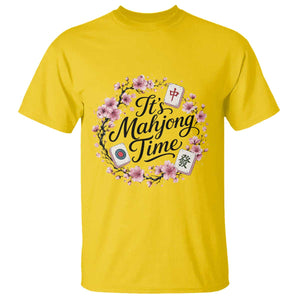 Mahjong T Shirt Floral Mah Jongg