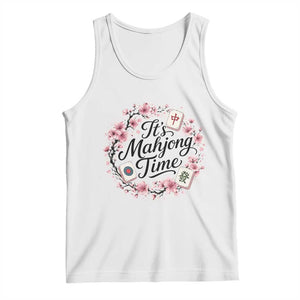 Mahjong Tank Top Floral Mah Jongg