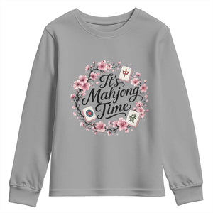 Mahjong Youth Sweatshirt Floral Mah Jongg