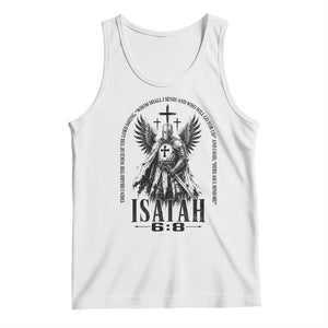 Here Am I Send Me Isaiah 6 8 Catholic Knight Templar Crusader Faith Tank Top