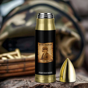 Bessie Coleman First African American Female Pilot Bullet Tumbler Black History TS10 Print Your Wear
