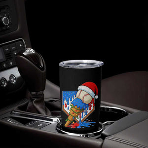 Christmas Baseball Ice Cream Drip Tumbler Cup Santa Sports Player Xmas Light Boys Baseball Bat TS10 Print Your Wear