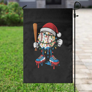 Christmas Baseball Ice Cream Drip Garden Flag Santa Sports Xmas Baseball Player TS10 Print Your Wear