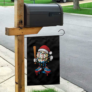 Christmas Baseball Ice Cream Drip Garden Flag Santa Sports Xmas Baseball Player TS10 Print Your Wear