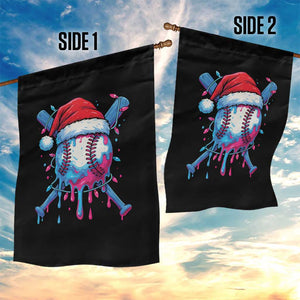 Christmas Baseball Ice Cream Drip Garden Flag Santa Sports Xmas Light Boys Sprinkles Baseball Bat TS10 Print Your Wear