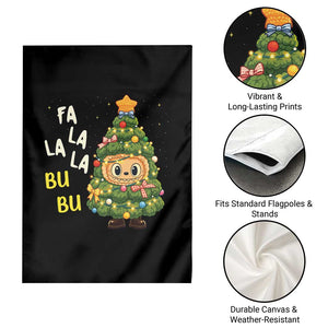 Funny Christmas Garden Flag Fa La La La Bu Bu Xmas Song Kawaii Bubu TS10 Print Your Wear