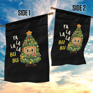 Funny Christmas Garden Flag Fa La La La Bu Bu Xmas Song Kawaii Bubu TS10 Print Your Wear