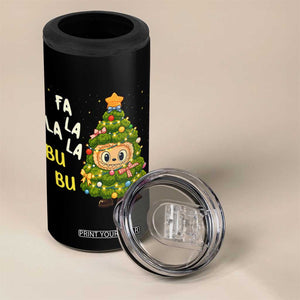 Funny Christmas 4 in 1 Can Cooler Tumbler Fa La La La Bu Bu Xmas Song Kawaii Bubu TS10 Print Your Wear