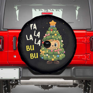 Funny Christmas Spare Tire Cover Fa La La La Bu Bu Xmas Song Kawaii Bubu TS10 Black Print Your Wear