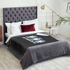 Italian Brainrot Meme Shark Throw Blanket Tralalero Tralala Los Tralaleritos Funny Animals TS10 Print Your Wear