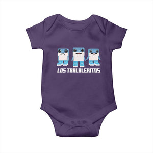 Italian Brainrot Meme Shark Baby Onesie Tralalero Tralala Los Tralaleritos Funny Animals TS10 Purple Print Your Wear
