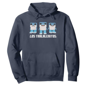 Italian Brainrot Meme Shark Hoodie Tralalero Tralala Los Tralaleritos Funny Animals TS10 Navy Print Your Wear