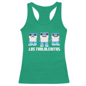 Italian Brainrot Meme Shark Racerback Tank Top Tralalero Tralala Los Tralaleritos Funny Animals TS10 Irish Green Print Your Wear