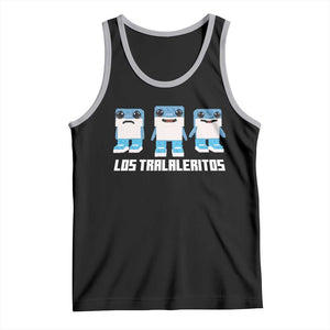 Italian Brainrot Meme Shark Tank Top Tralalero Tralala Los Tralaleritos Funny Animals TS10 Black Athletic Heather Print Your Wear